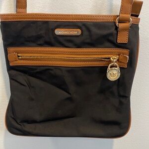 Michael Kors Kempton Black Nylon Crossbody Bag OS